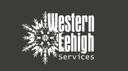 Western leigh services logo on a black background.