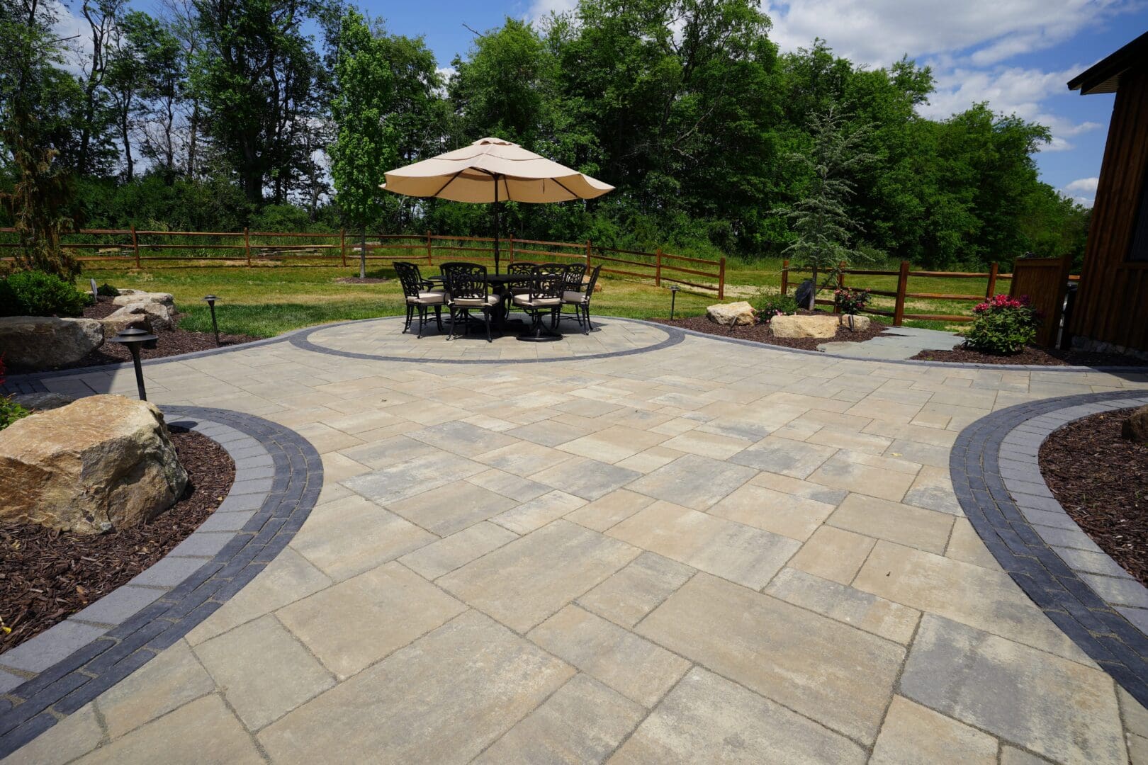 Double Border Patio